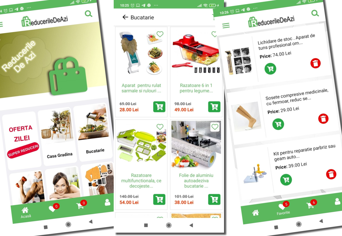 Aplicație mobile administrabilă